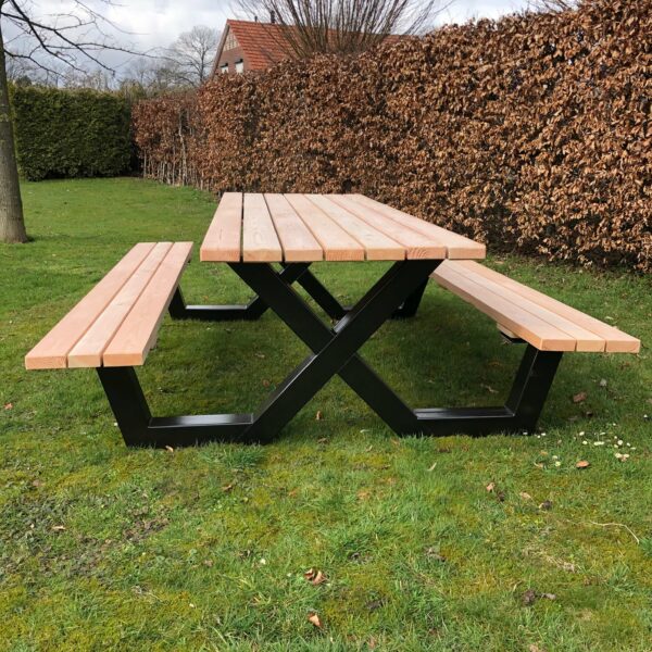 Picknicktafel Stalen X Frame - Afbeelding 3