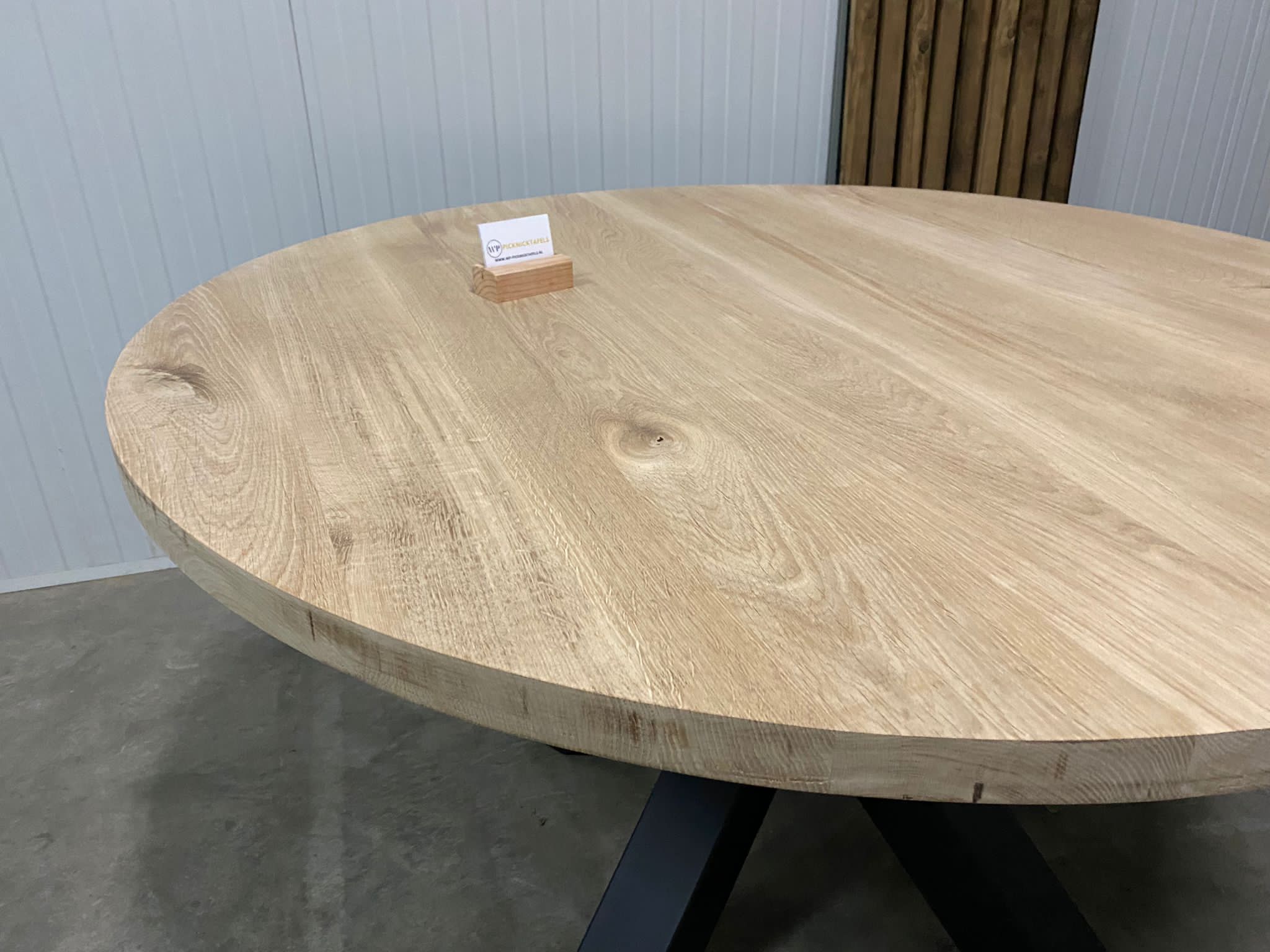 ronde eiken tafel