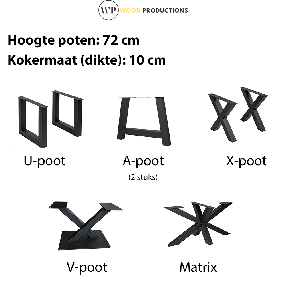 Eikentafel Recht Of Boomstam - Afbeelding 2