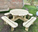 Picknicktafel Vuren Rond