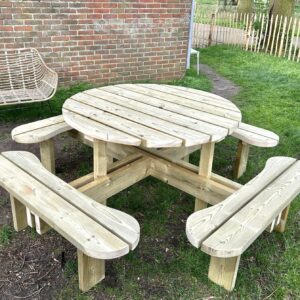 Picknicktafel Vuren Rond